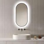 Badkamerspiegel Vienna 40x80 V3, product afbeelding