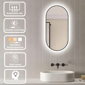 Badkamerspiegel Vienna 40×80, v2