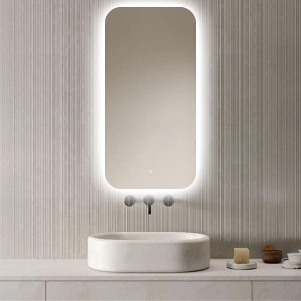 Badkamerspiegel moderna 50x100, v3 product afbeelding