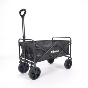 Bolderkar Venec zwart - draagvermogen 150kg