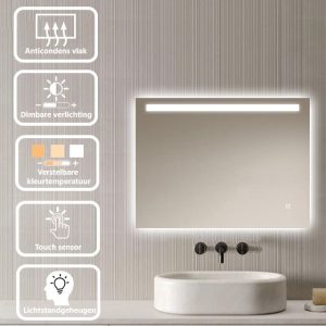 Badkamerspiegel Ambi Led 80x60, product specs v3