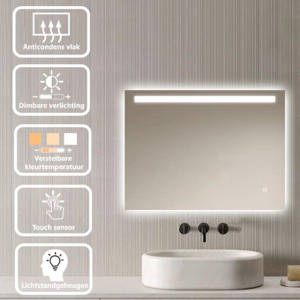 Badkamerspiegel Ambi Led 80x60, product specs v3