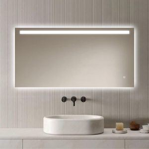 Badkamerspiegel Ambi led 120x60, v3 product afbeelding