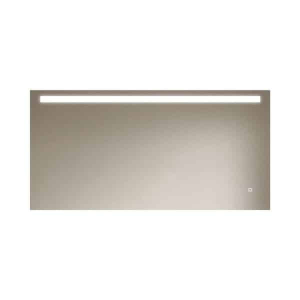 Badkamerspiegel Ambi led 120x60, v3 witte transpararant achtergrond