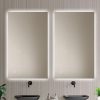 Badkamerspiegel Livorno 100×60, verticaal 2 naast elkaar