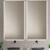 Badkamerspiegel Livorno 120×60, verticaal 2 naast elkaar