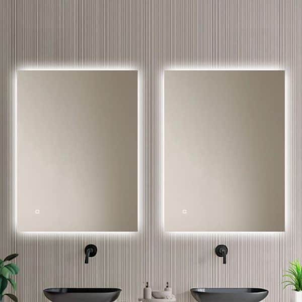 Badkamerspiegel Livorno 80×60, verticaal 2 naast elkaar