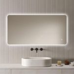 Badkamerspiegel Malaga 120x60, v3 product afbeelding