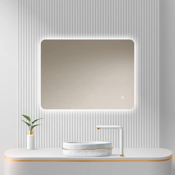 Badkamerspiegel Malaga 80x60, v3 witte badkamer