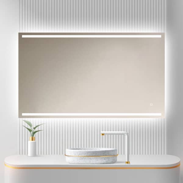 Badkamerspiegel Felix 120x70cm witte badkamer