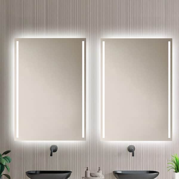 Badkamerspiegel Felix 2 naast elkaar verticaal