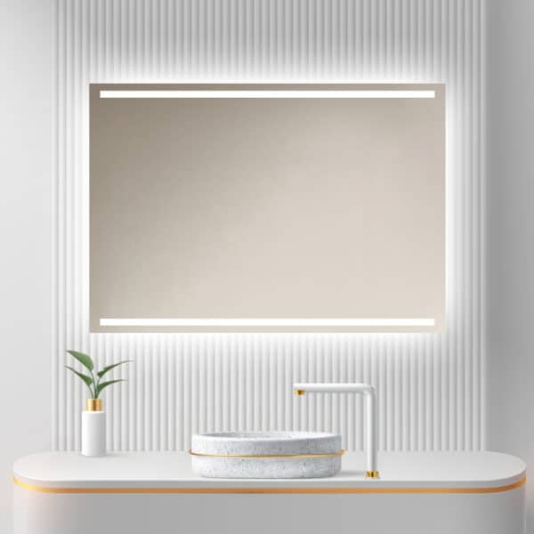 Badkamerspiegel Felix 80x60cm witte badkamer