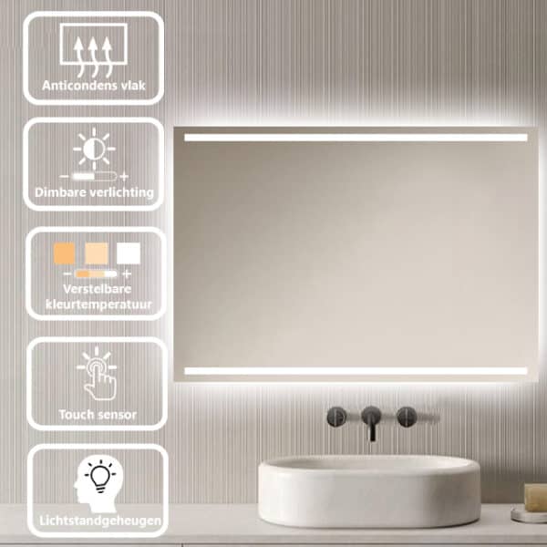 Badkamerspiegel Felix specificaties