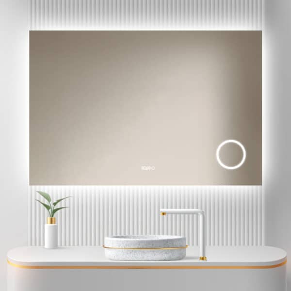 Badkamerspiegel Lorina 120x60cm witte badkamer