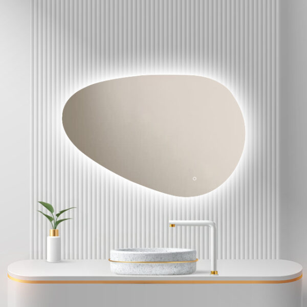 Badkamerspiegel Venus 90x60 2 naast elkaar horizontaal witte achtergrond