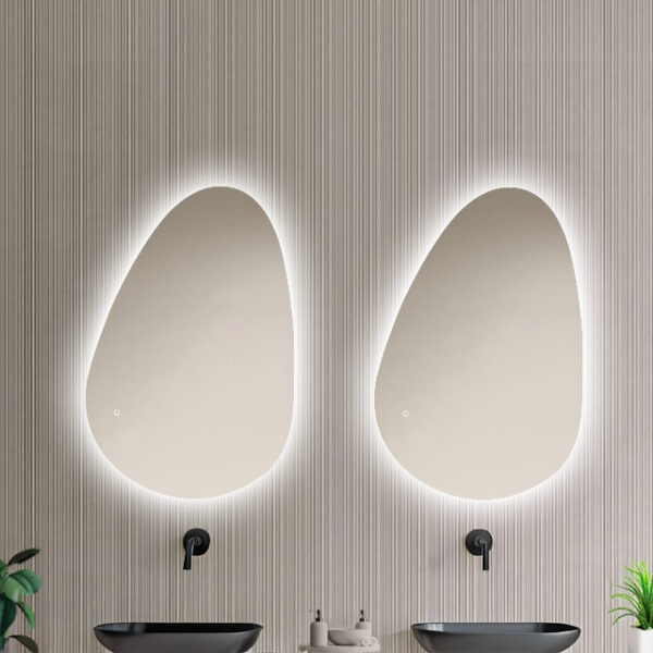 Badkamerspiegel Venus 90x60 Dubbele spiegel verticaal