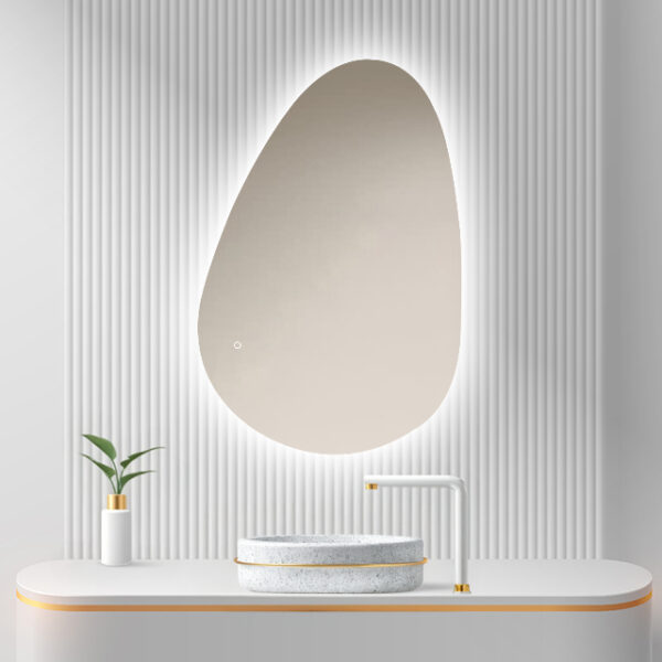 Badkamerspiegel Venus 90x60cm witte badkamer