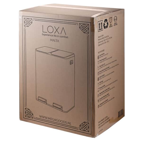 Prullenbak Malta doos