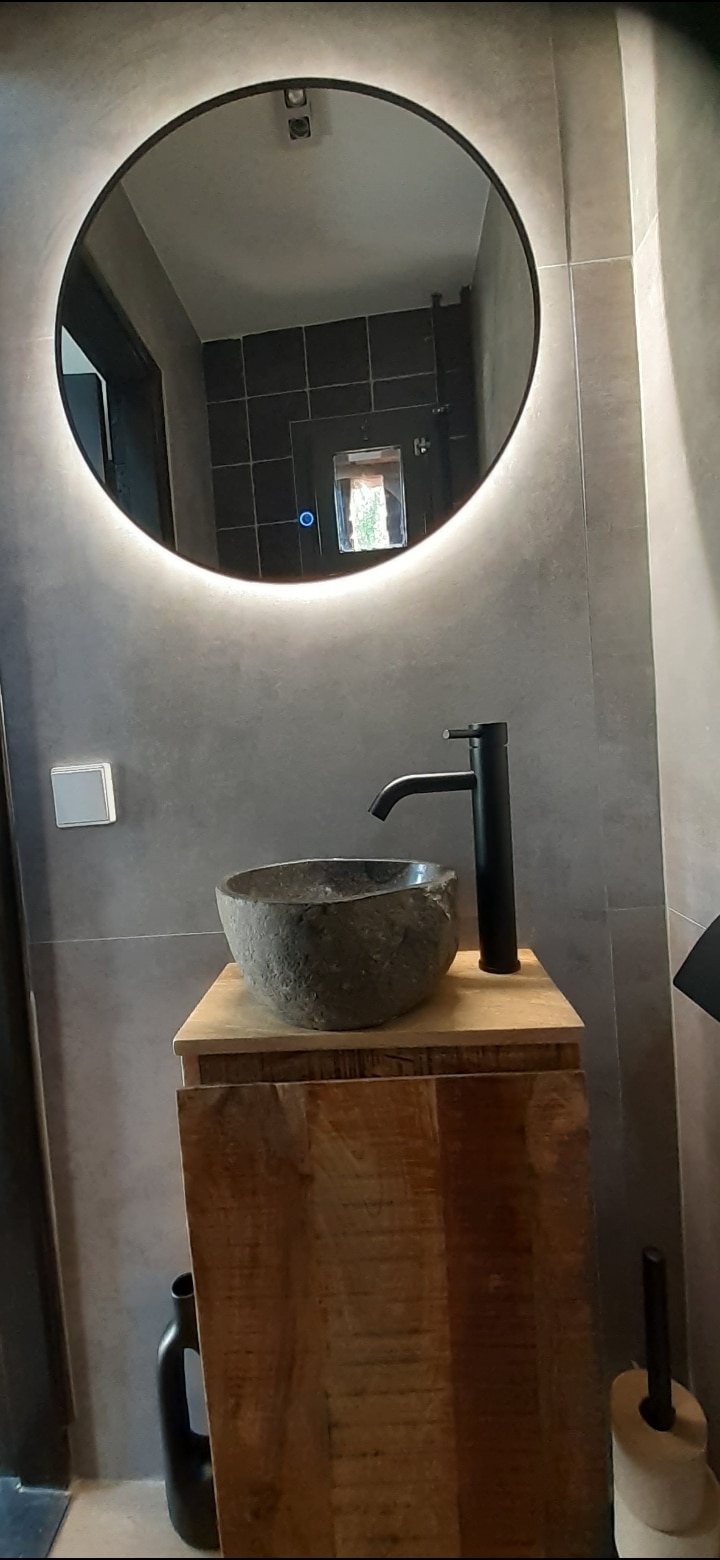 Badkamerspiegel sfeer klant thuis (2)