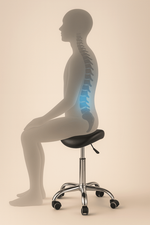 Zadelkruk ErgoBalance aanzicht