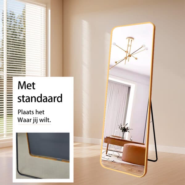 Passpiegel Elegancia goud, plaats waar jij wilt