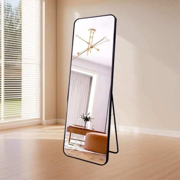 Passpiegel Elegancia zwart, product afbeelding