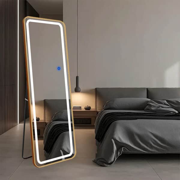 Passpiegel Ilumina goud, product afbeelding