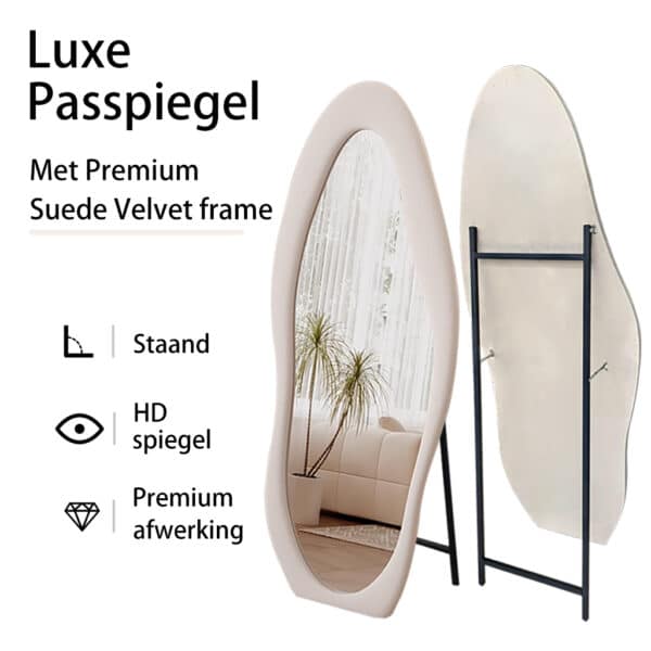 Passpiegel Velanto creme 3 elementen